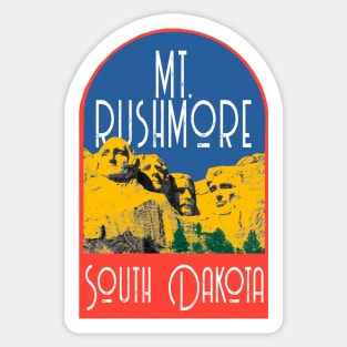 Mt. Rushmore Decal Sticker